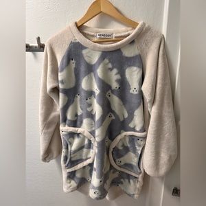 Fuzzy Cozy Polar Bear Sweatshirt